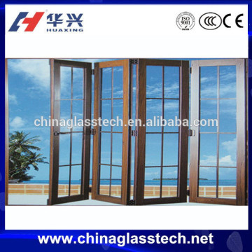 CE certificate aluminum frame folding tempered outside door