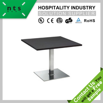 good quality cheap hotel bar MDF table top square table