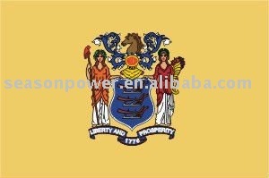 New 3x5 New Jersey American state polyester flags