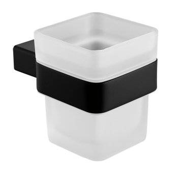 Single Cup Tumbler Holder In Black