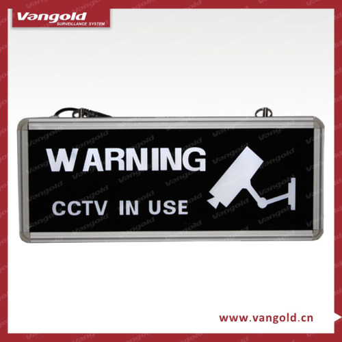 CCTV Warning Sign Dummy Camera by 24 LED Bulbs (VG-CD15C)