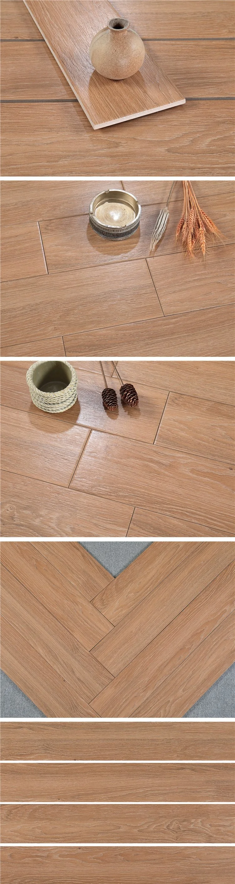 150X900 Turkey Dining Hall Wood Look Tile Flooring Sale