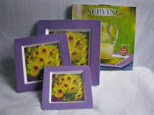 melamine square plate