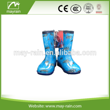 hot selling blue waterproof pvc child rainboot