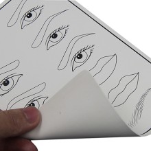 Silicone Permanent Makeup WX-03 Practice Skin Eyes Eyebrows Lips Mixed