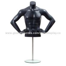 Headless half-body male mannequins torso