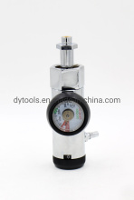Full Brass Cga540 Click Medical Oxygen Regulator with T Handle