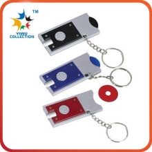 promotion hard hat pvc led flashlight gift keyring