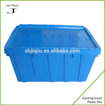 Custom-made plastic turnover box for food processing