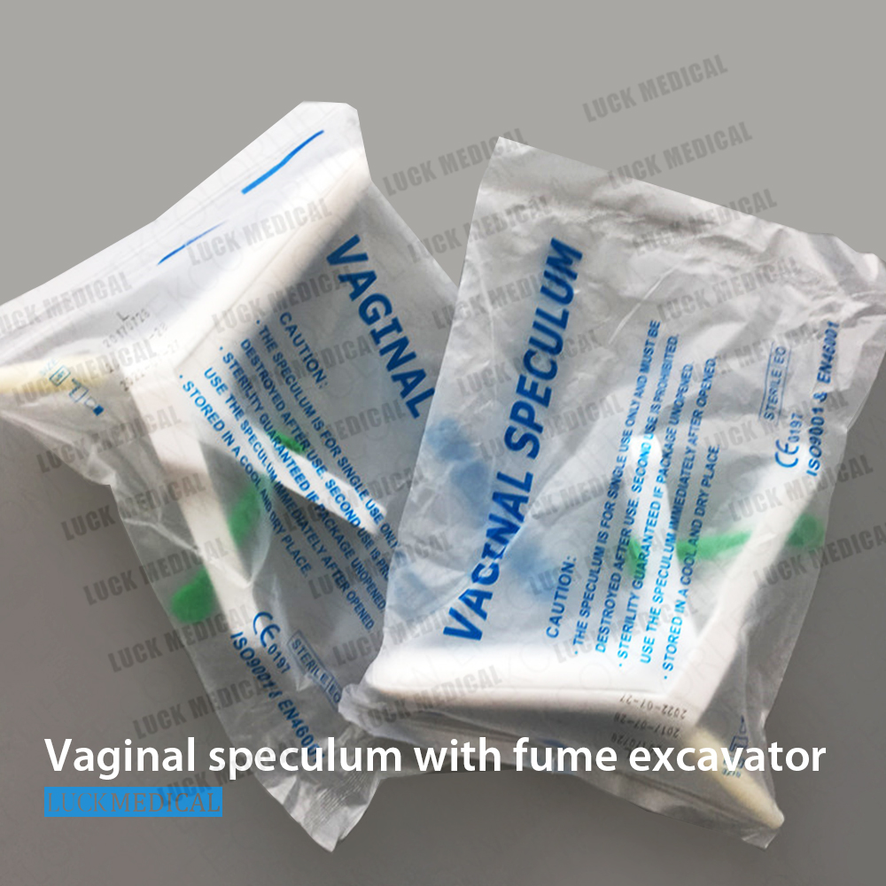 Speculum vaginal avec excavateur de fumé