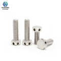 Multi-Size Hex Bolts with Head Perforation