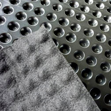 Drainage Board with Geotextile