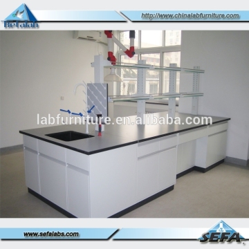 China Lab Work Bench Mechanical Work Bench Floor Mounted Full Steel Work Bench