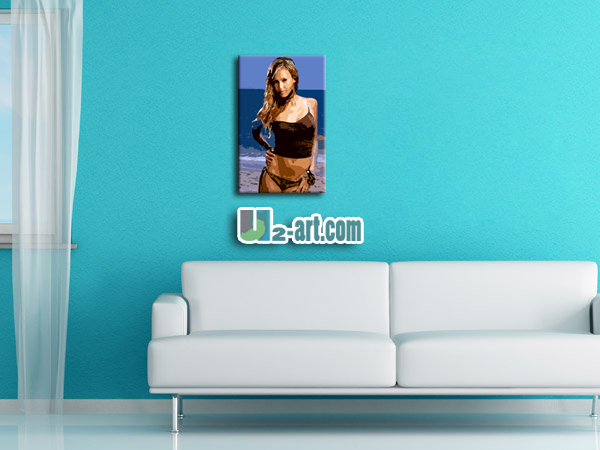 Jessica Alba pop art poster girls pictures sexy oil painting for bedroom