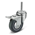 PVC Wheel Casters PP Wheel Factory Direct Smooth Wear Resisting Plain Bearing for Utility Dolly Platform
