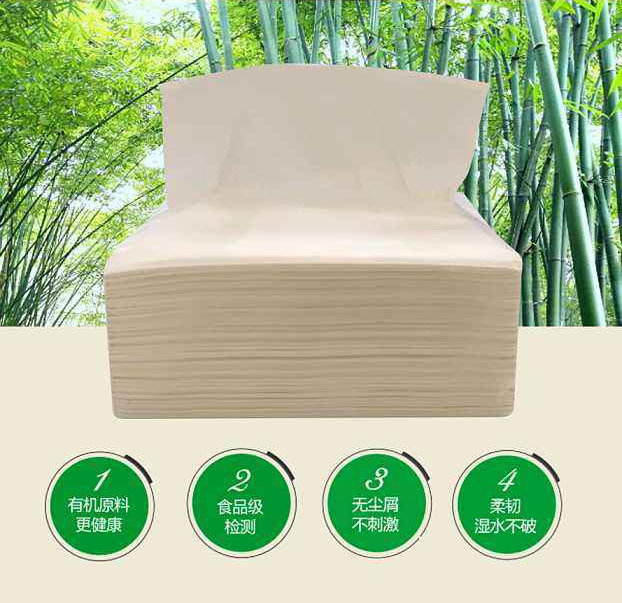 Unbleached Bamboo Wipes Dry Unscented