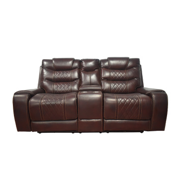 American Style Electric Loveseat Reclining Motion Sofa