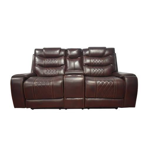 American Style Electric Loveseat Reclining Motion Sofa