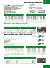 THREE POINT INTERNAL MICROMETER