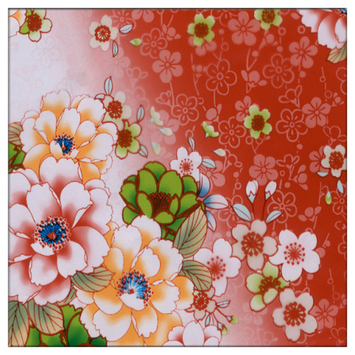 2015 Flower design heat transfer printing film for leatheriod