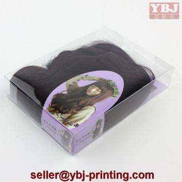custom plastic packaging for hair extensions