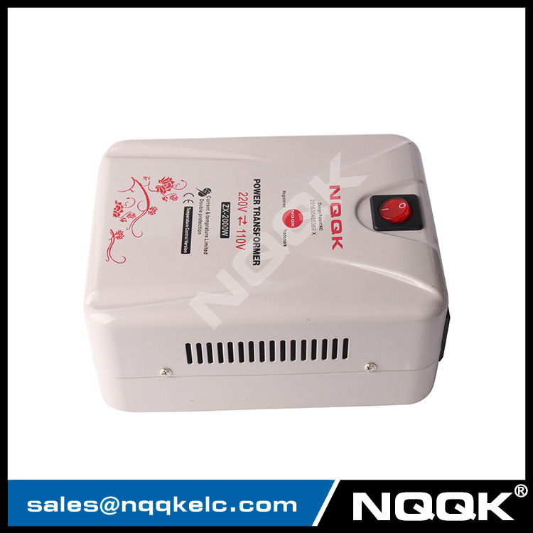 Input 110VAC -240VAC Output 110V or 220V 2000va power transformer for 110V to 220V