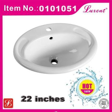 Best quality top sell porcelain above counter wash basin