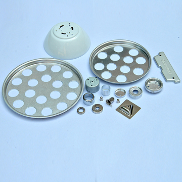 Precision aluminum lampshade accessories