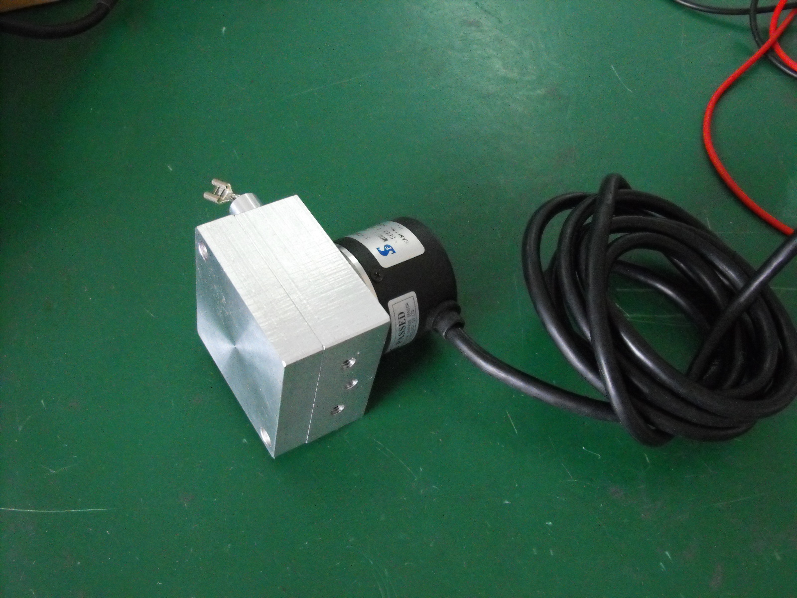 length measurement optical incremental draw wire encoder sensor