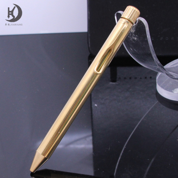Luxury Brass Twist Action Ballpoint Pen - Custom Logo Business Gift