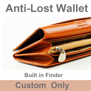 Custom your anti lost wallet/purse/bag/suitcase with tracker