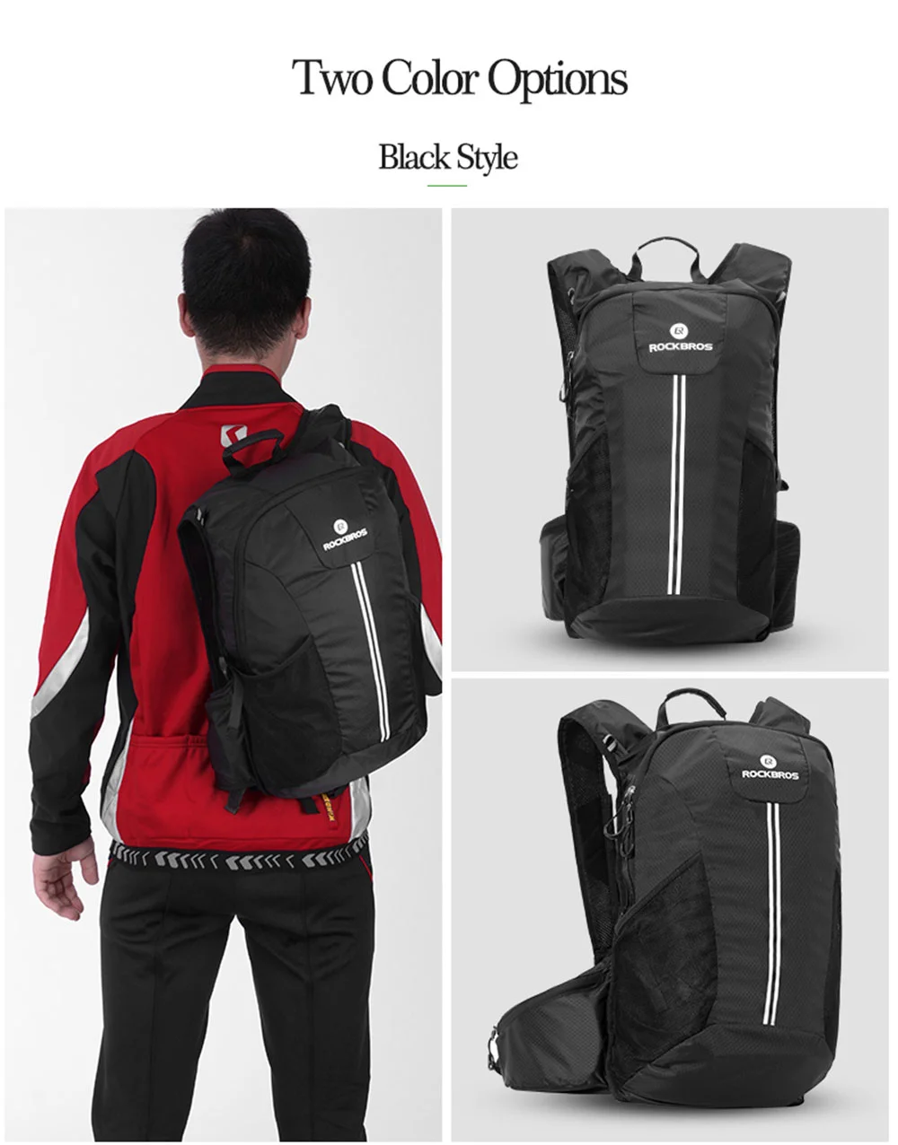 Rockbros Manufacturer High-Quality Outdoor Sports Running, Cycling, Hiking, Camping, Climbing, Daily Training Backpack