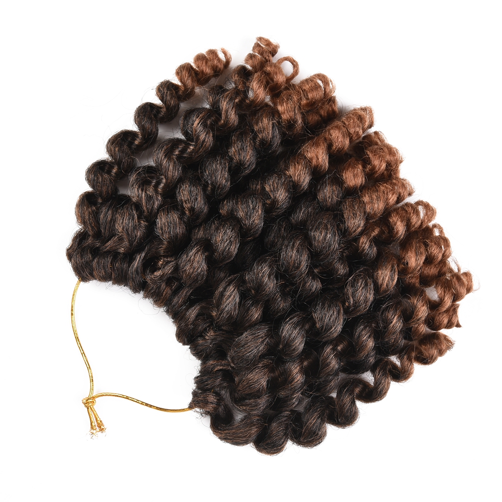 Kanekalon Jumpy Twist Hair Crochet Wand Curls Curl Synthetic Braid Hair Extension