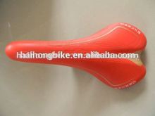 2015 hot sale red bicycle saddles with ISO9001