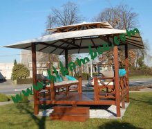 Traditional bamboo gazebo