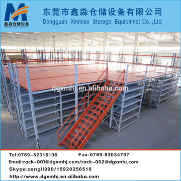 Steel structure mezzanine floor platform system