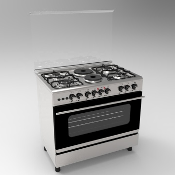 Stainless Steel Freestanding Electric and Gas Cooking Range for Sale