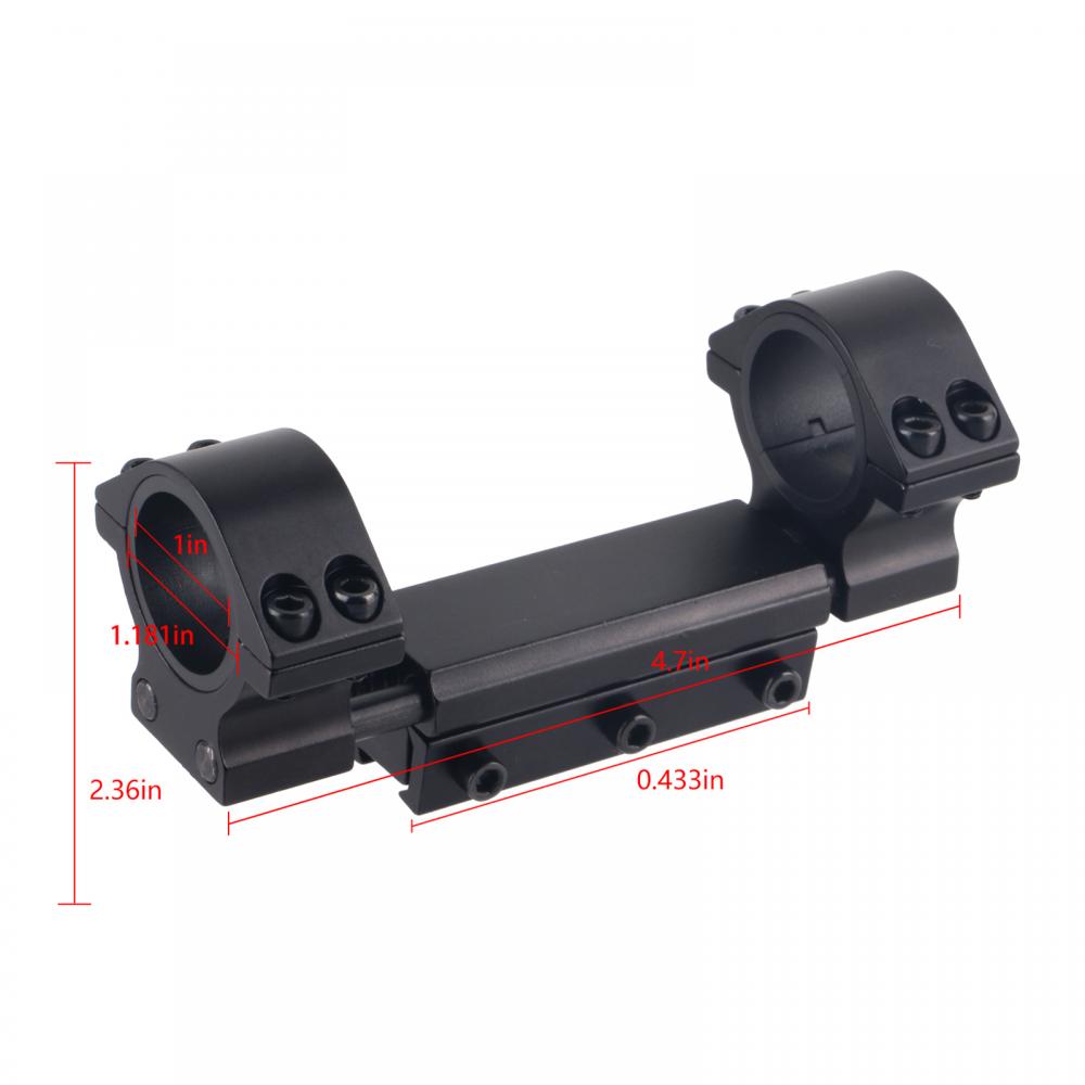 30mm/25.4mm Optics High-profile Zero Recoil 11mm Dovetail