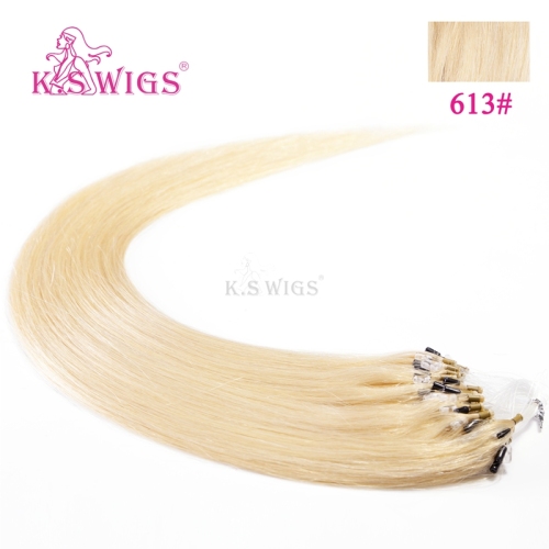 Micro Ring Hair Extensions Remy Brazilian Hair