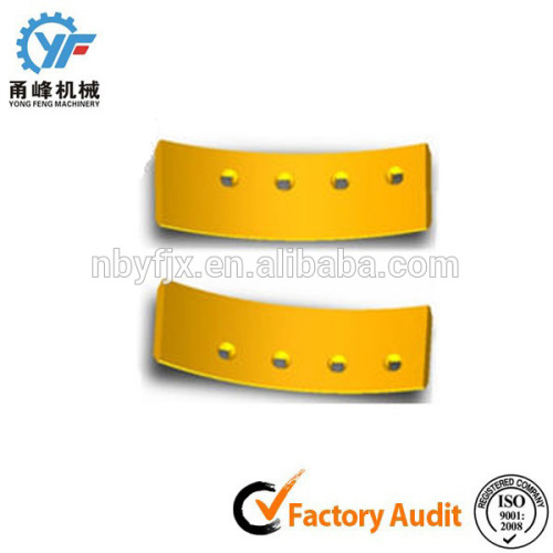 Wheel loader parts, bucket cutting edge