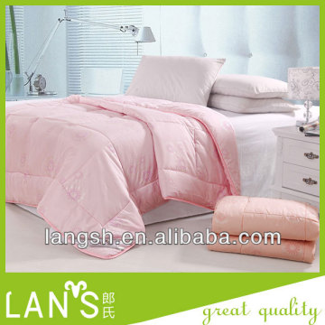 100%cotton satin down comforter