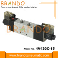 4V430C-15 5/3 Way 1/2 &#39;&#39; Solenoïde pneumatique