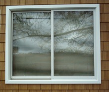 Special design double panels pvc sliding window