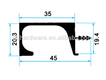 aluminum handle profile