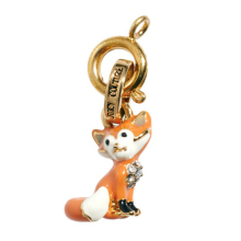 1119-QH Animal-shaped lovely key chains with gold plateda