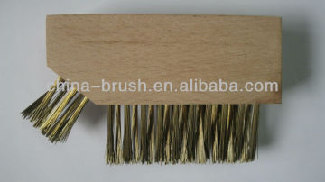 deck brush head/steel wire