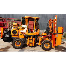 Piston Type Highway Guardrail drilling rig