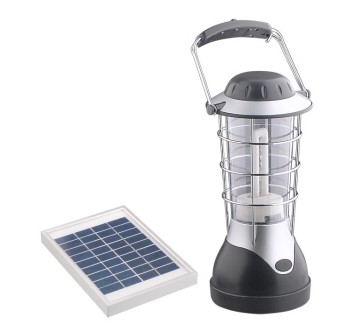 6V4.5Ah solar camping lantern solar rechargeable lantern solar lantern with mobile phone charger