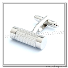 Silver Cylinder Metal Cufflinks,Clothing Accessories