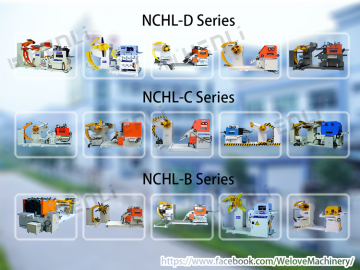 Easy Operated Steel straightener&Uncoil line